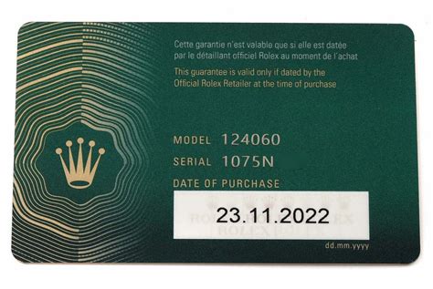 2023 rolex warranty card|rolex warranty card expiration.